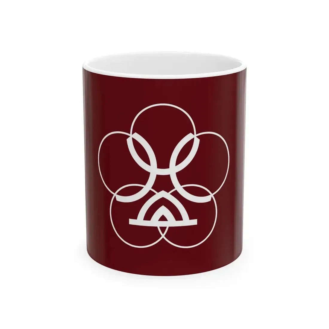 Flag of Mashiki Kumamoto (Japan) White Coffee Mug 11oz - Go Mug Yourself