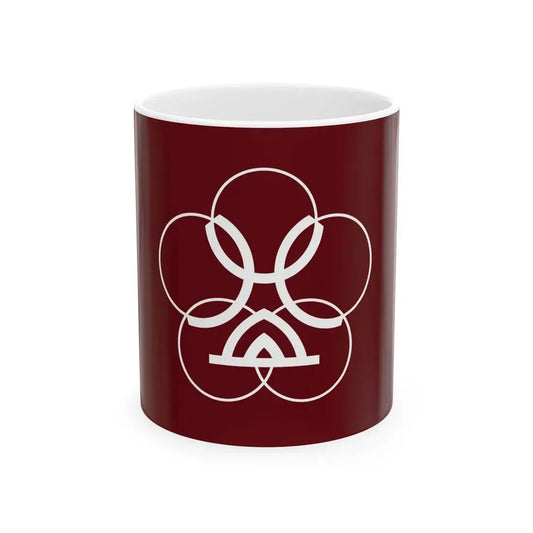 Flag of Mashiki Kumamoto (Japan) White Coffee Mug 11oz - Go Mug Yourself