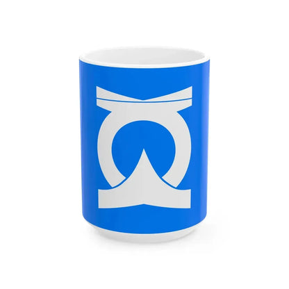 Flag of Mashiko Tochigi (Japan) White Coffee Mug 15oz - Go Mug Yourself