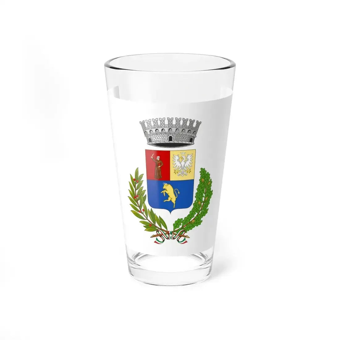 Flag of Masi Torello Variant (Italy) Pint Glass 16oz 16oz - Go Mug Yourself
