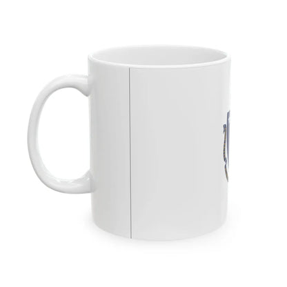 Flag of Massachusetts border (United States) White Coffee Mug - Go Mug Yourself