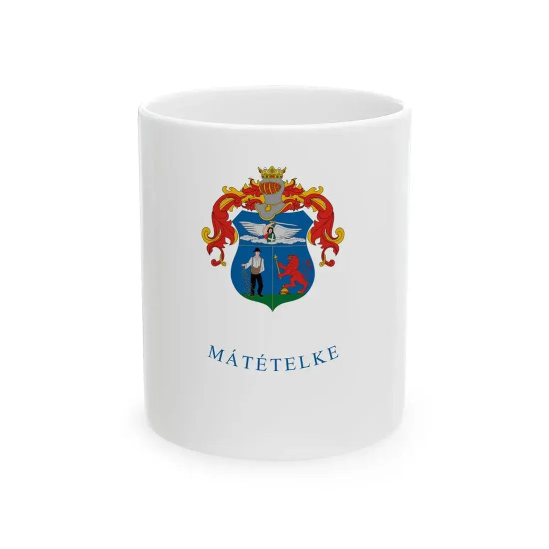 Flag of Matetelke (Hungary) White Coffee Mug 11oz - Go Mug Yourself