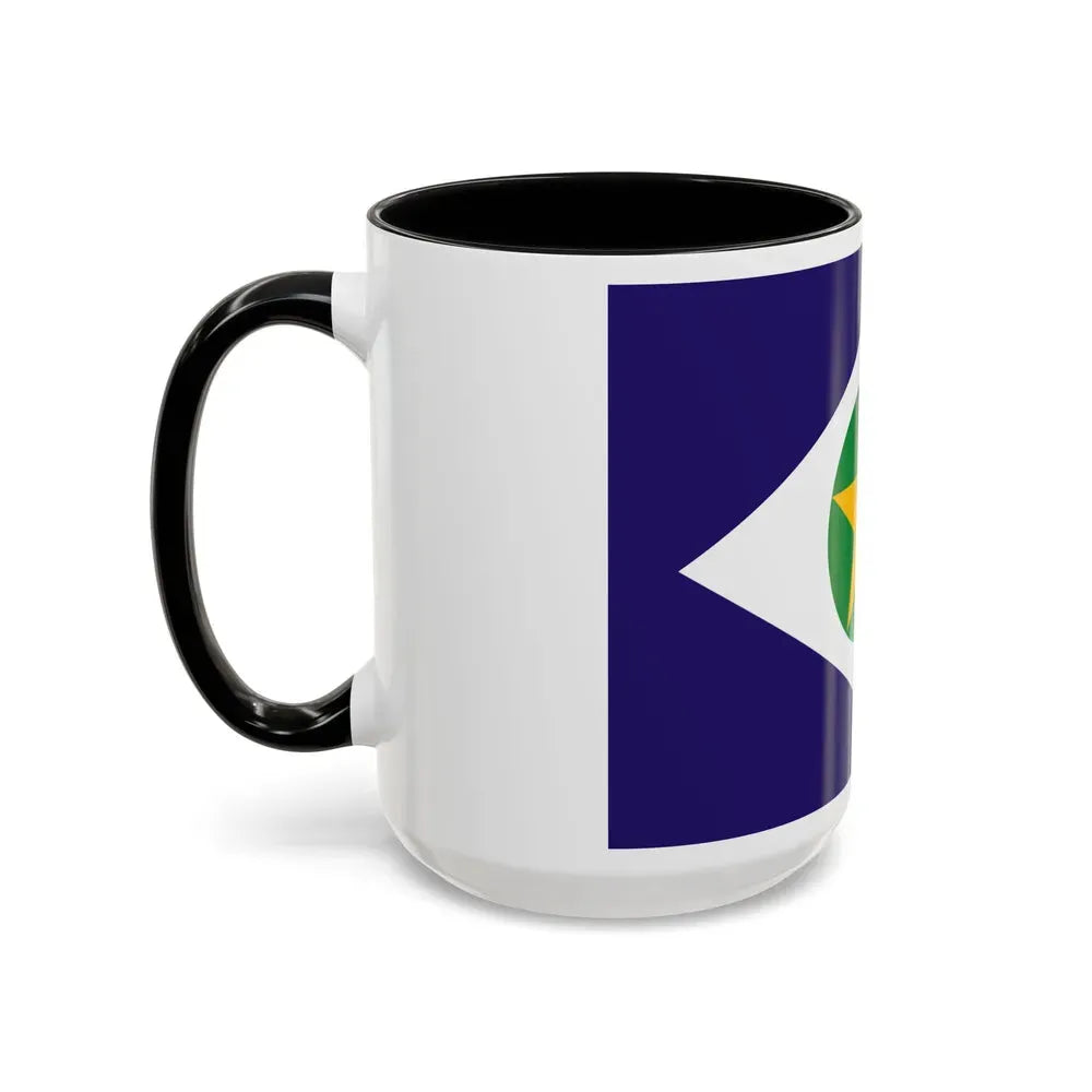 Flag of Mato Grosso Brazil - Accent Coffee Mug - Go Mug Yourself