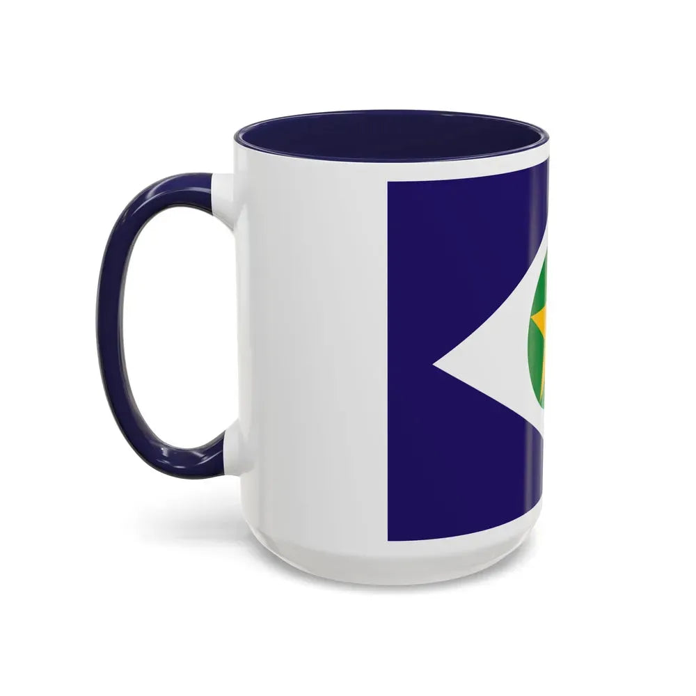 Flag of Mato Grosso Brazil - Accent Coffee Mug - Go Mug Yourself