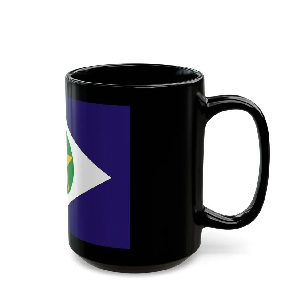 Flag of Mato Grosso Brazil - Black Coffee Mug-Go Mug Yourself