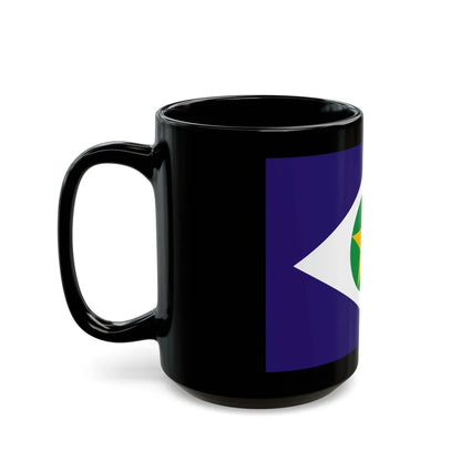 Flag of Mato Grosso Brazil - Black Coffee Mug-Go Mug Yourself