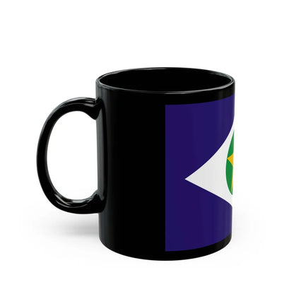 Flag of Mato Grosso Brazil - Black Coffee Mug-Go Mug Yourself