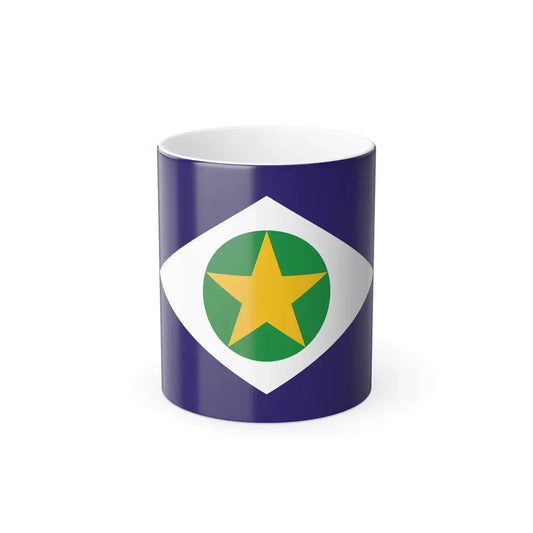 Flag of Mato Grosso Brazil - Color Changing Coffee Mug 11oz - Go Mug Yourself