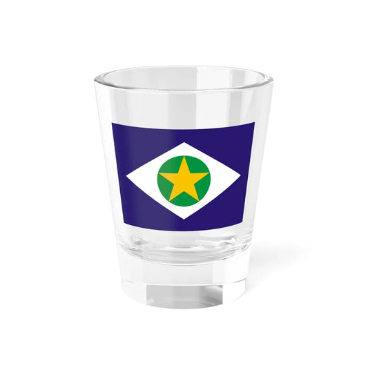 Flag of Mato Grosso Brazil - Shot Glass 1.5oz 1.5oz - Go Mug Yourself