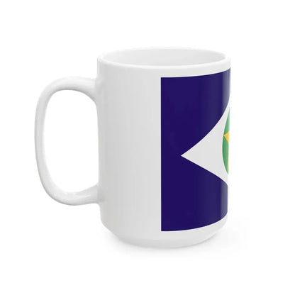 Flag of Mato Grosso Brazil - White Coffee Mug - Go Mug Yourself