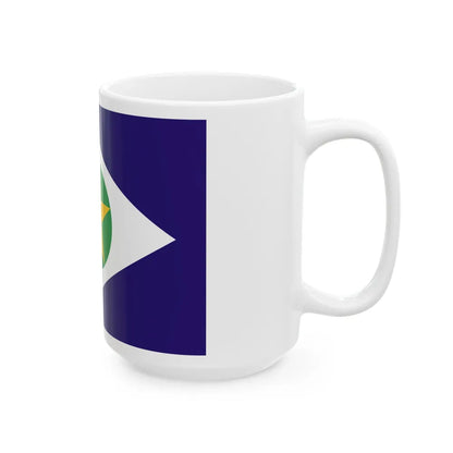 Flag of Mato Grosso Brazil - White Coffee Mug-Go Mug Yourself