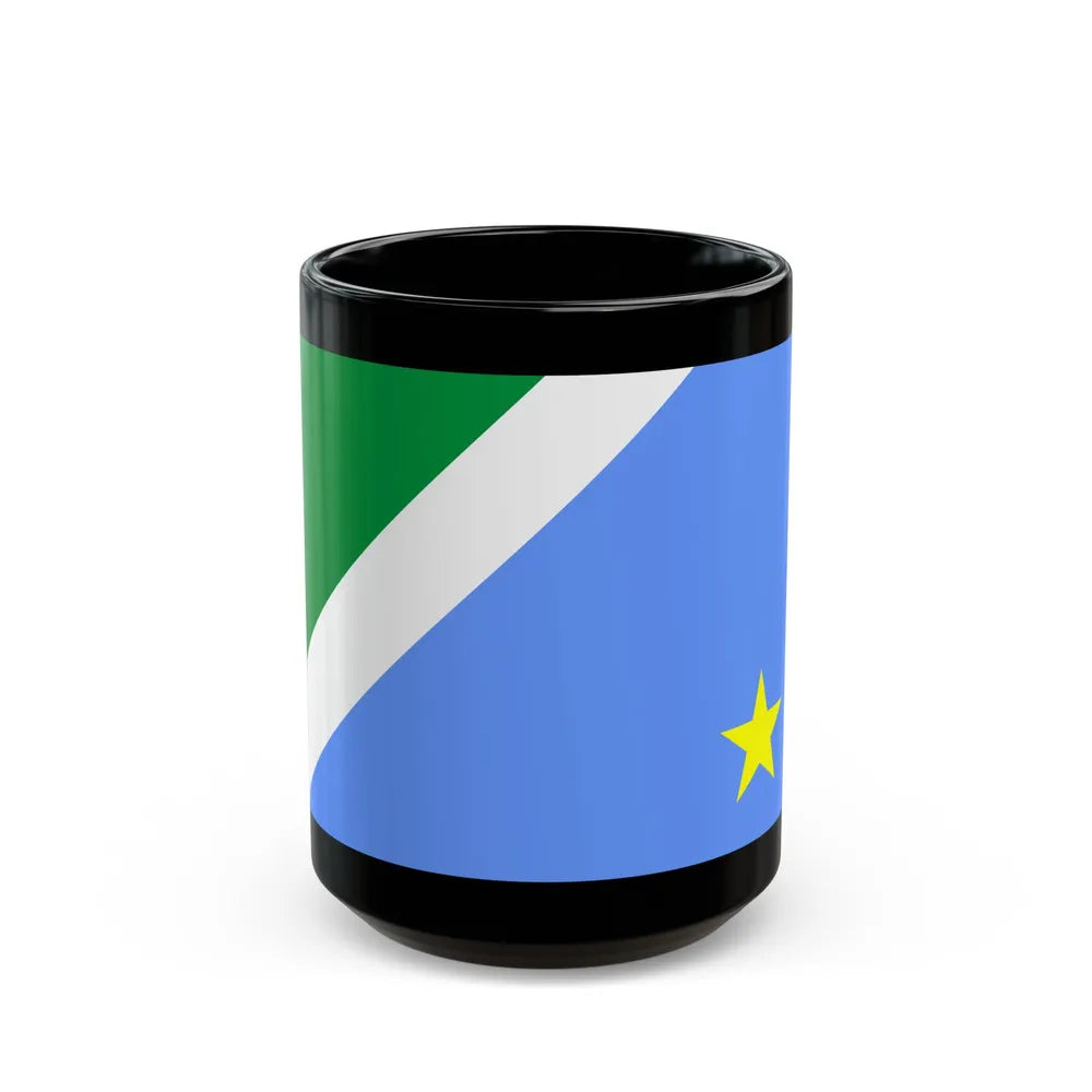 Flag of Mato Grosso do Sul Brazil - Black Coffee Mug-15oz-Go Mug Yourself