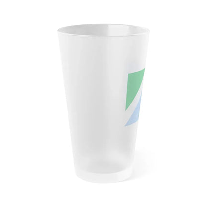 Flag of Mato Grosso do Sul Brazil - Frosted Pint Glass 16oz - Go Mug Yourself
