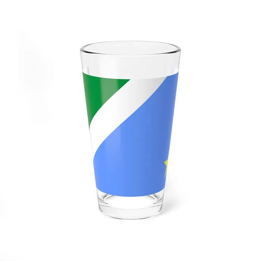 Flag of Mato Grosso do Sul Brazil - Pint Glass 16oz 16oz - Go Mug Yourself