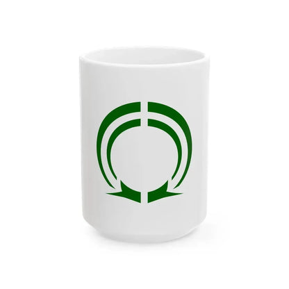 Flag of Matsubara Osaka (Japan) White Coffee Mug 15oz - Go Mug Yourself