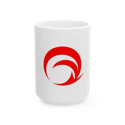 Flag of Matsubushi Saitama (Japan) White Coffee Mug 15oz - Go Mug Yourself