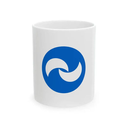 Flag of Matsuda Kanagawa (Japan) White Coffee Mug 11oz - Go Mug Yourself