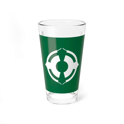 Flag of Matsudo Chiba Japan - Pint Glass 16oz 16oz - Go Mug Yourself