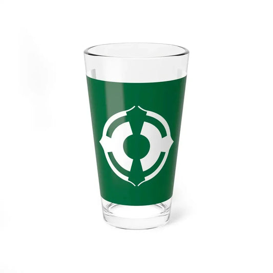 Flag of Matsudo Chiba Japan - Pint Glass 16oz 16oz - Go Mug Yourself