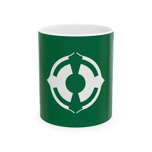 Flag of Matsudo Chiba (Japan) White Coffee Mug 11oz - Go Mug Yourself