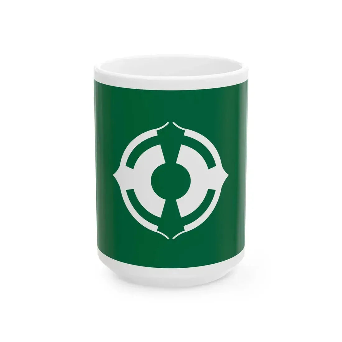 Flag of Matsudo Chiba (Japan) White Coffee Mug 15oz - Go Mug Yourself