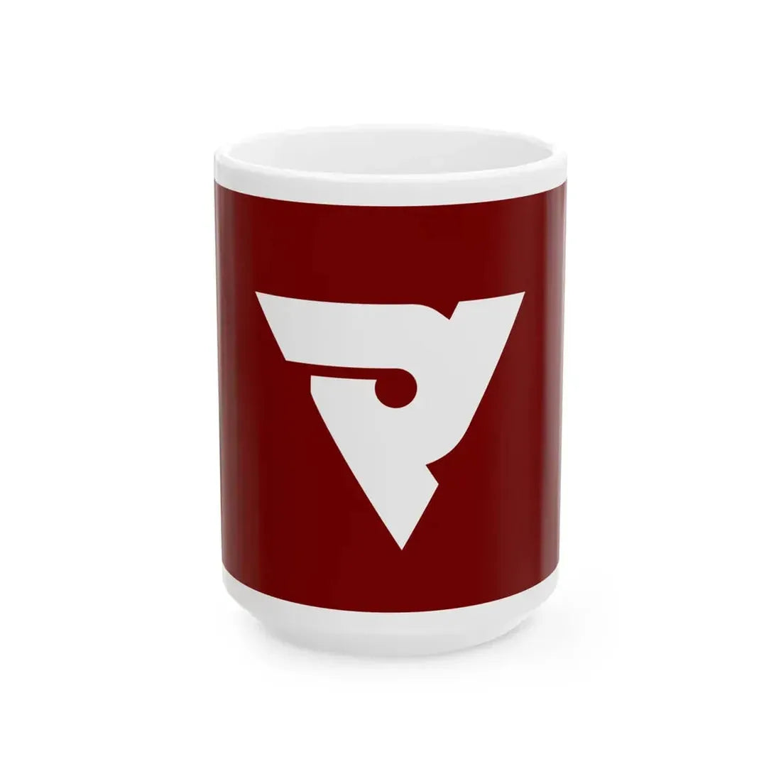 Flag of Matsuo Iwate 1963-2005 (Japan) White Coffee Mug 15oz - Go Mug Yourself