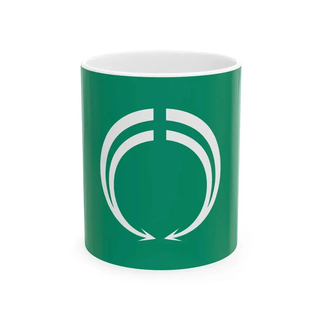 Flag of Matsushige Tokushima (Japan) White Coffee Mug 11oz - Go Mug Yourself