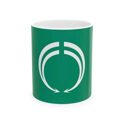 Flag of Matsushige Tokushima (Japan) White Coffee Mug 11oz - Go Mug Yourself