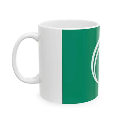 Flag of Matsushige Tokushima (Japan) White Coffee Mug - Go Mug Yourself