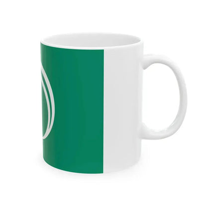 Flag of Matsushige Tokushima (Japan) White Coffee Mug - Go Mug Yourself