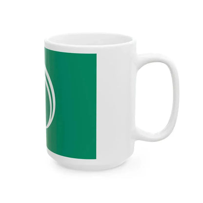 Flag of Matsushige Tokushima (Japan) White Coffee Mug - Go Mug Yourself