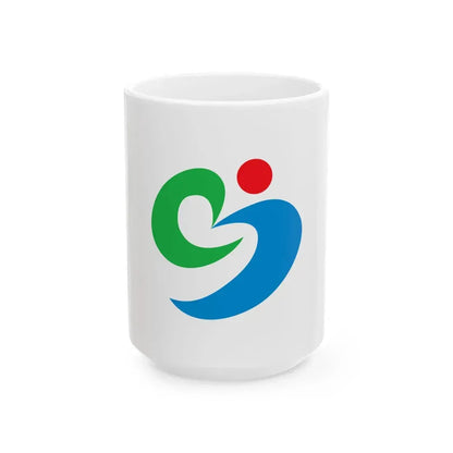 Flag of Matsuura Nagasaki (Japan) White Coffee Mug 15oz - Go Mug Yourself