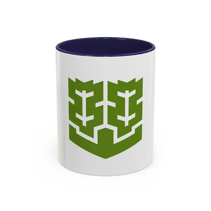 Flag of Matsuyama Ehime Japan - Accent Coffee Mug 11oz Navy - Go Mug Yourself