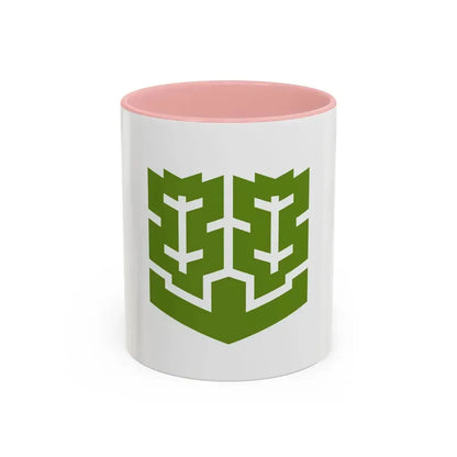 Flag of Matsuyama Ehime Japan - Accent Coffee Mug 11oz Pink - Go Mug Yourself