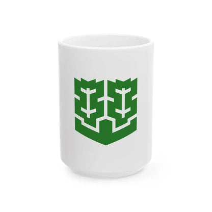 Flag of Matsuyama Ehime (Japan) White Coffee Mug 15oz - Go Mug Yourself