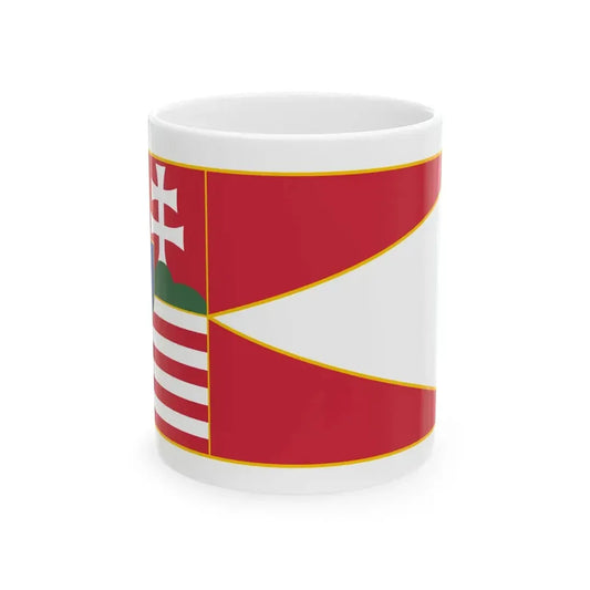 Flag of Matthias I of Hungary (Hungary) White Coffee Mug 11oz - Go Mug Yourself