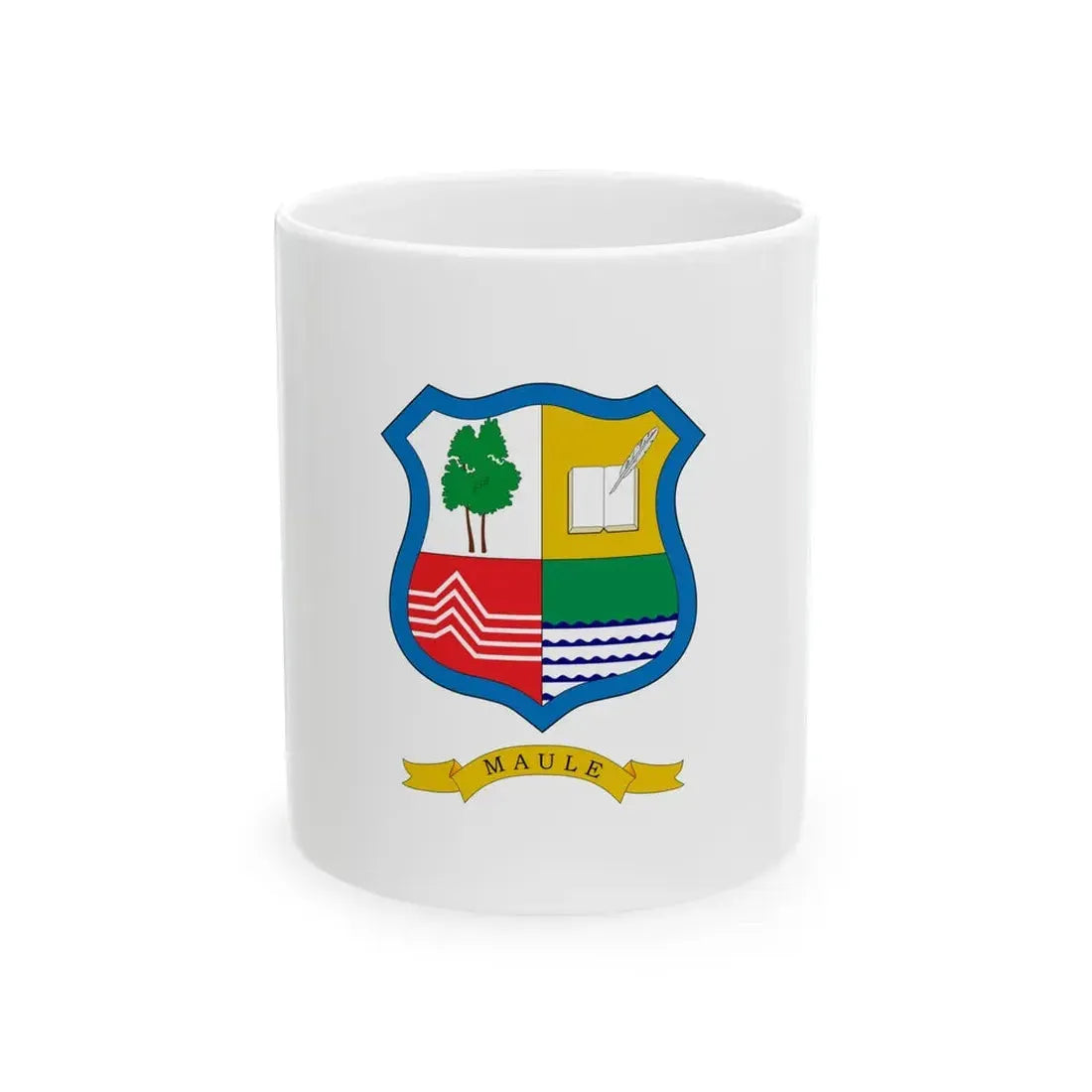 Flag of Maule Chile (Chile) White Coffee Mug 11oz - Go Mug Yourself