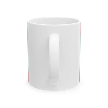 Flag of Mauritania Dark Green (Mauritania) White Coffee Mug - Go Mug Yourself