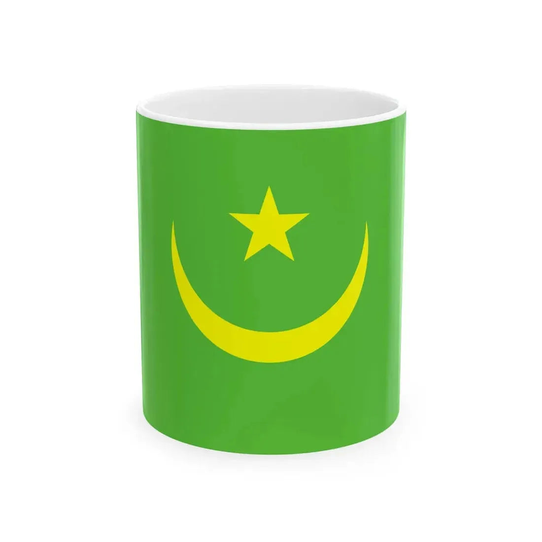Flag of Mauritania WFB 2000 (Mauritania) White Coffee Mug 11oz - Go Mug Yourself