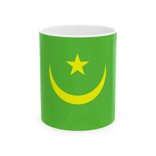 Flag of Mauritania WFB 2000 (Mauritania) White Coffee Mug 11oz - Go Mug Yourself