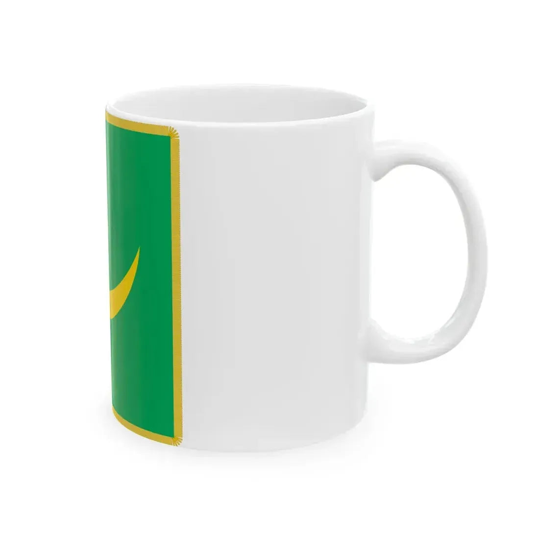 Flag of Mauritanian armed forces and security forces 1959-2017 (Mauritania) White Coffee Mug - Go Mug Yourself