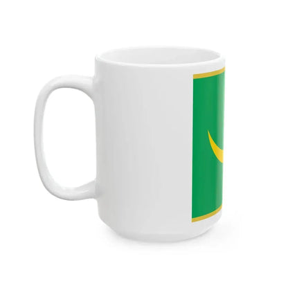 Flag of Mauritanian armed forces and security forces 1959-2017 (Mauritania) White Coffee Mug - Go Mug Yourself