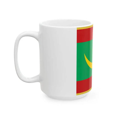 Flag of Mauritanian armed forces and security forces (Mauritania) White Coffee Mug - Go Mug Yourself