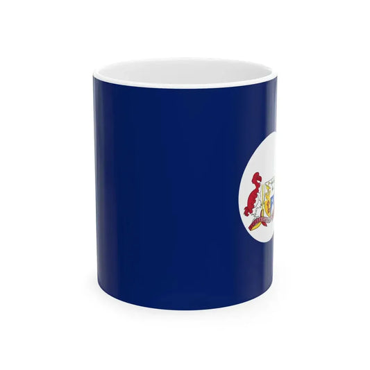 Flag of Mauritius 1906-1923 (Mauritius) White Coffee Mug 11oz - Go Mug Yourself