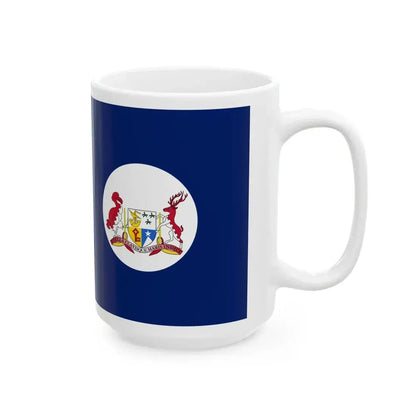 Flag of Mauritius 1906-1923 (Mauritius) White Coffee Mug - Go Mug Yourself
