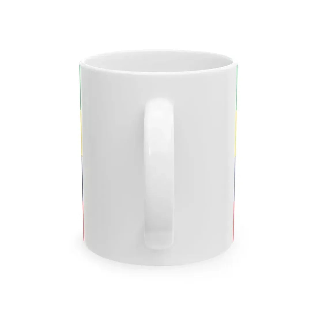 Flag of Mauritius upside down (Mauritius) White Coffee Mug - Go Mug Yourself
