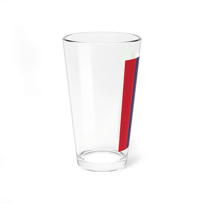Flag of Mauritius vertical (Mauritius) Pint Glass 16oz - Go Mug Yourself