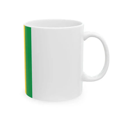 Flag of Mauritius vertical (Mauritius) White Coffee Mug - Go Mug Yourself