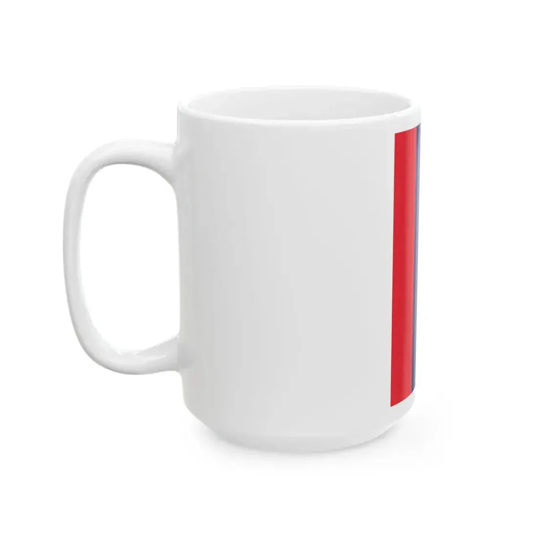 Flag of Mauritius vertical (Mauritius) White Coffee Mug - Go Mug Yourself