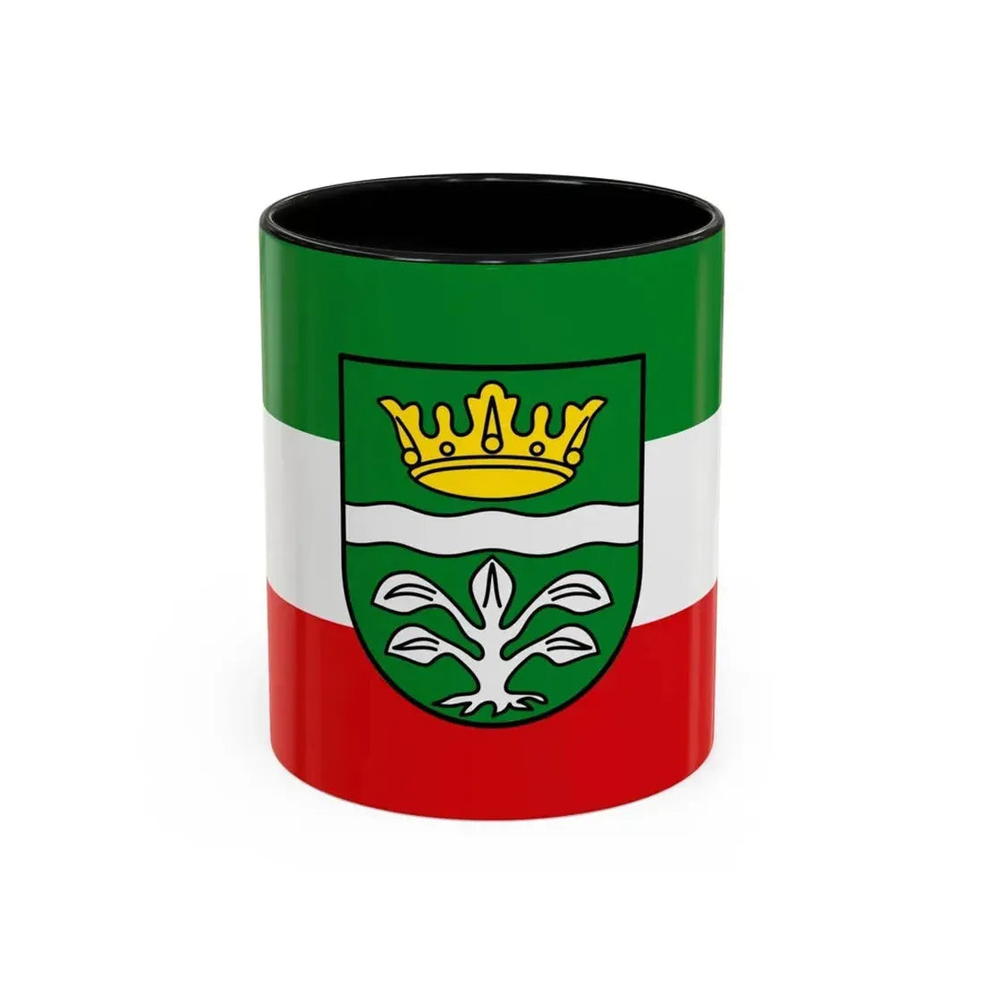 Flag of Mayen Koblenz Germany - Accent Coffee Mug 11oz Black - Go Mug Yourself